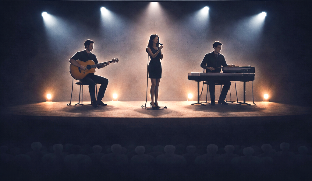 PKFX Trio performing at a corporate event