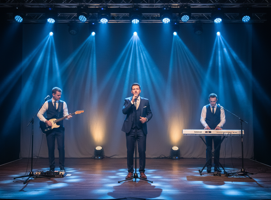 PKFX Corporate Trio, professional band high class sound and lighting